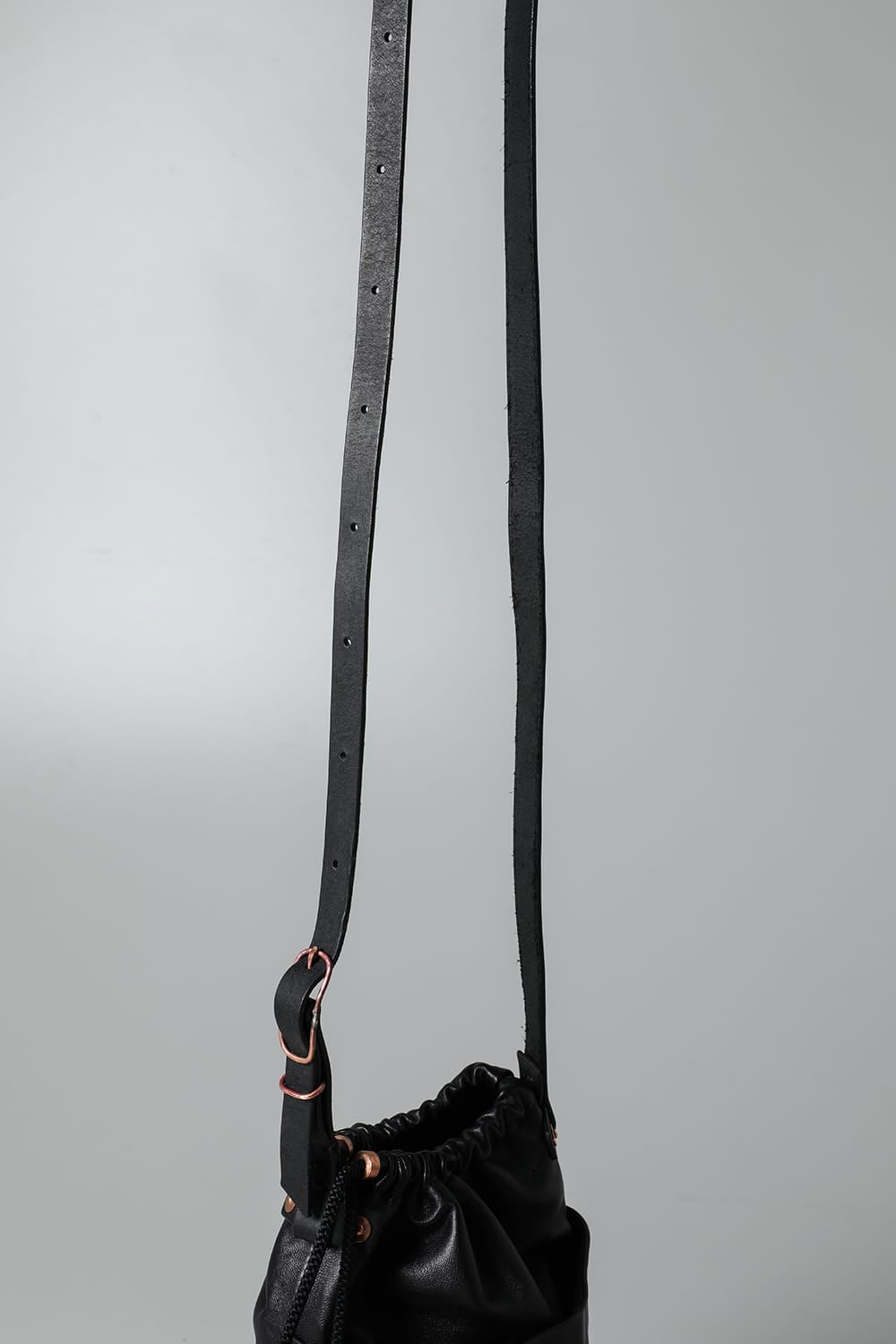 ドローストリングバッグ ブラック - io-08-069