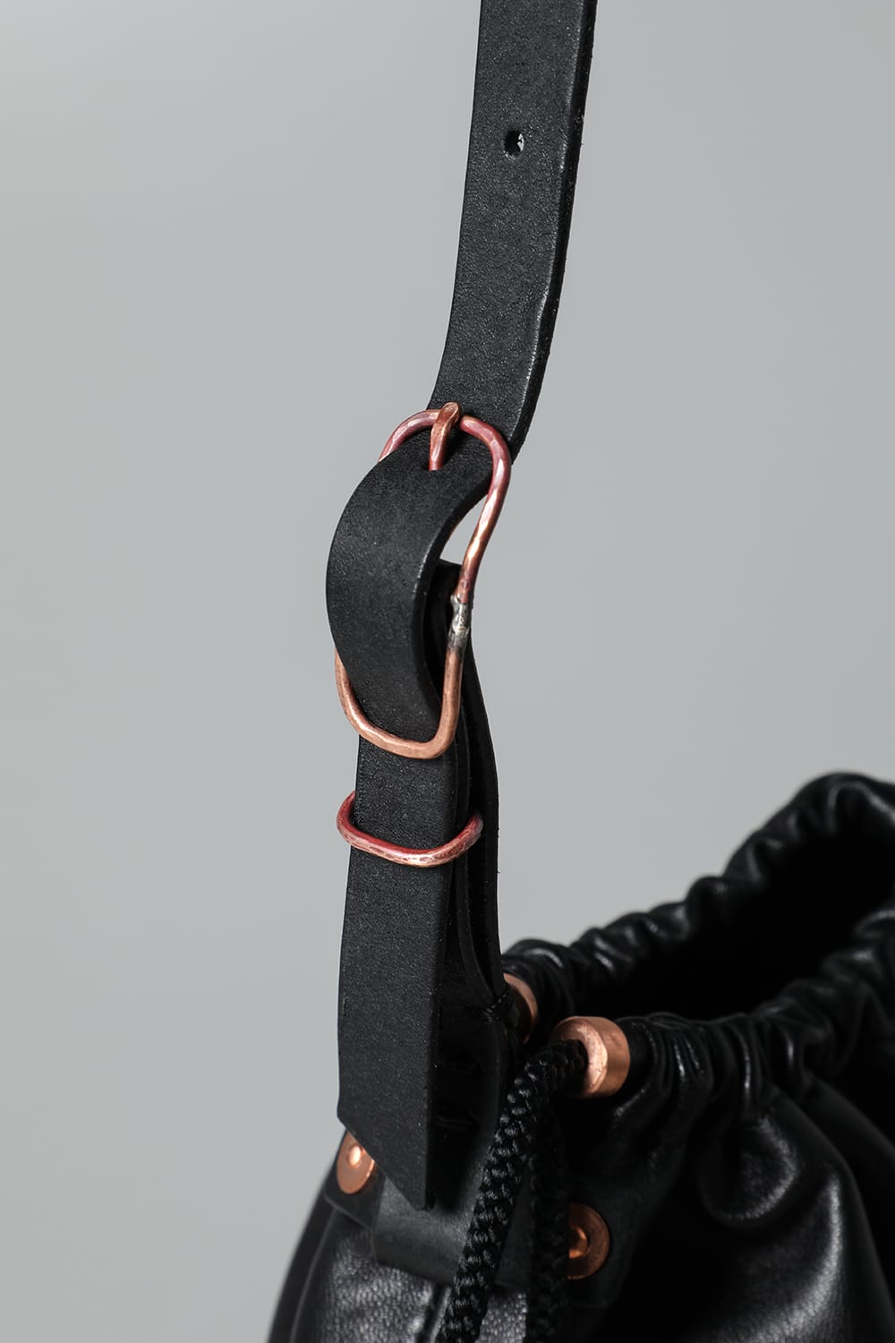 ドローストリングバッグ ブラック - io-08-069