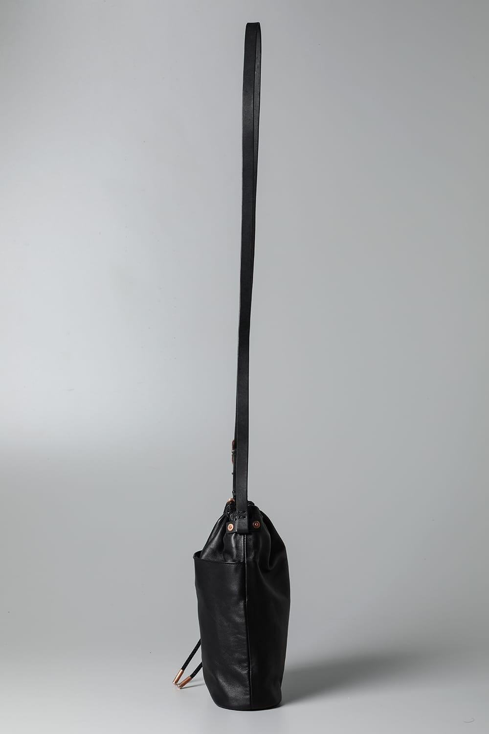 ドローストリングバッグ ブラック - io-08-069