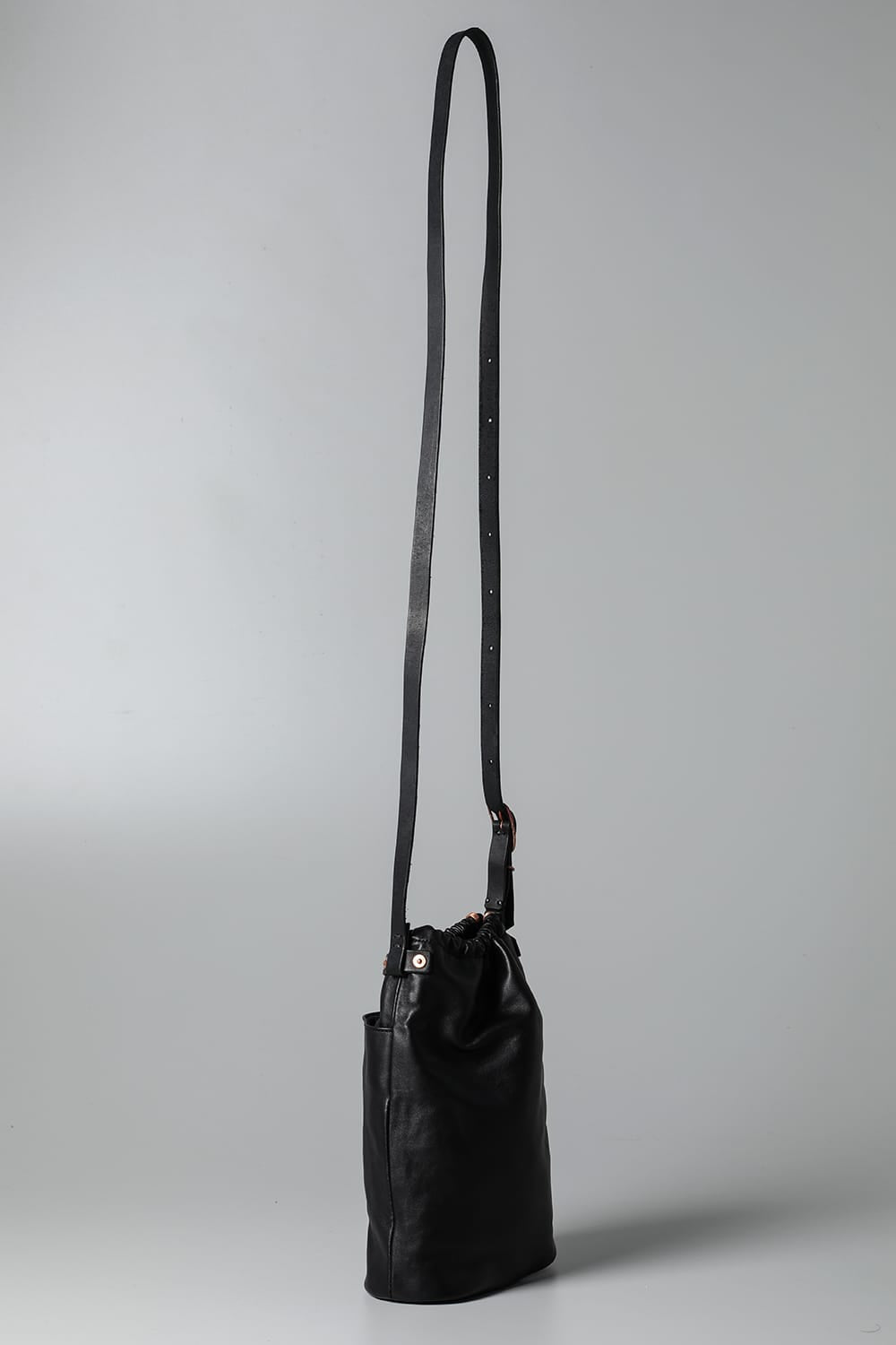 ドローストリングバッグ ブラック - io-08-069