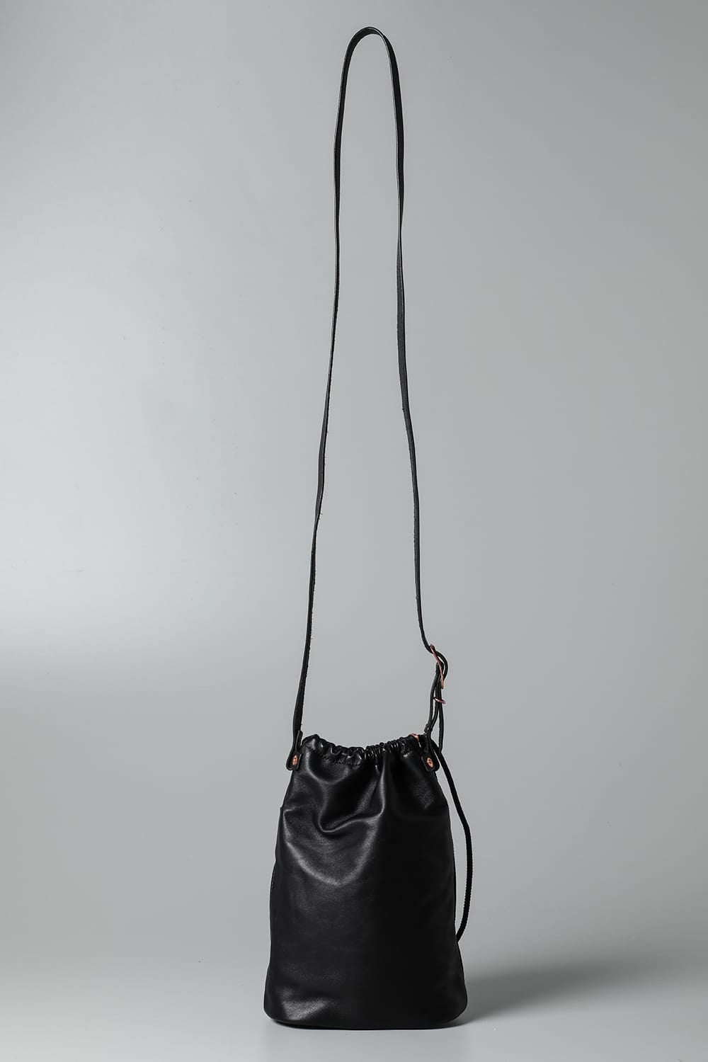 ドローストリングバッグ ブラック - io-08-069