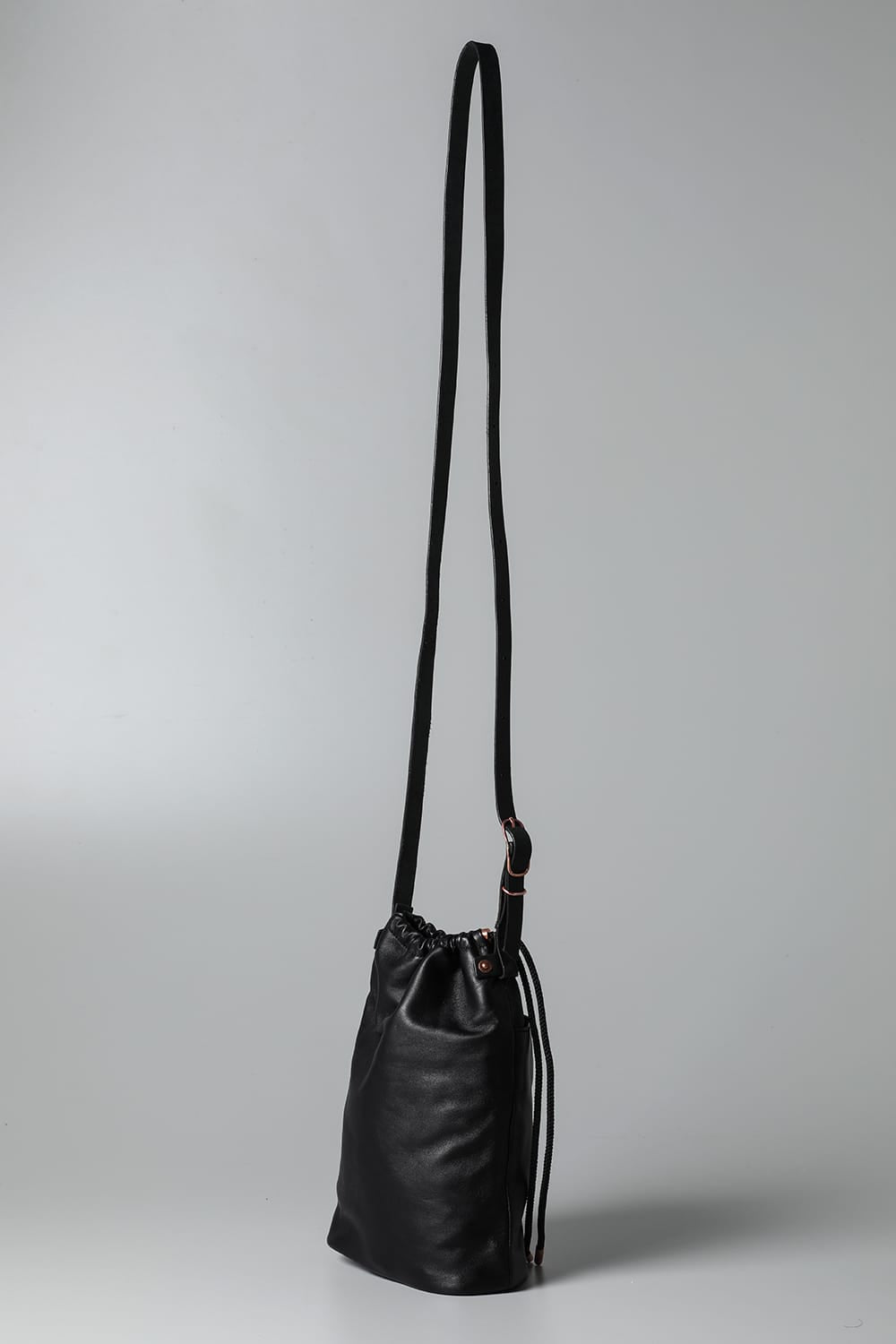 ドローストリングバッグ ブラック - io-08-069