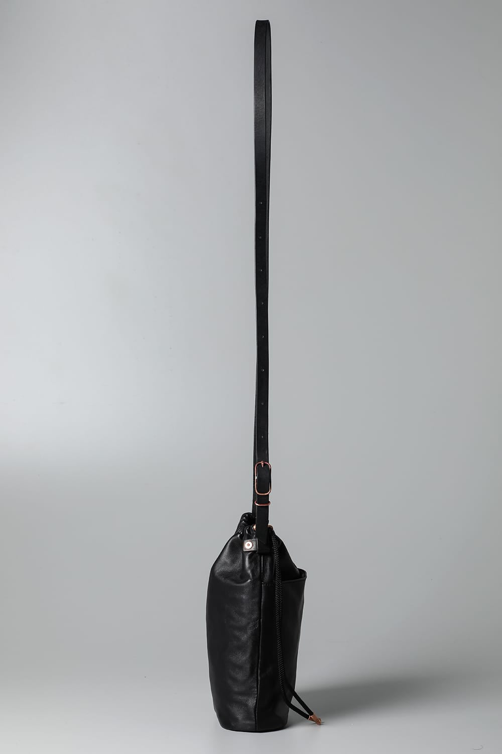 ドローストリングバッグ ブラック - io-08-069