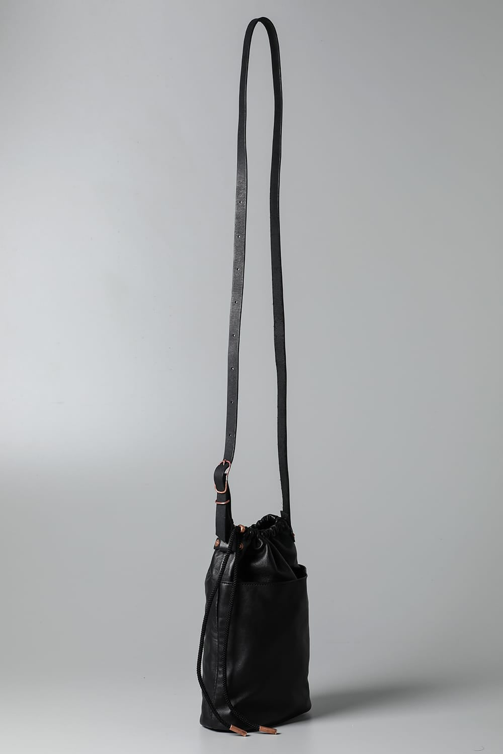 ドローストリングバッグ ブラック - io-08-069