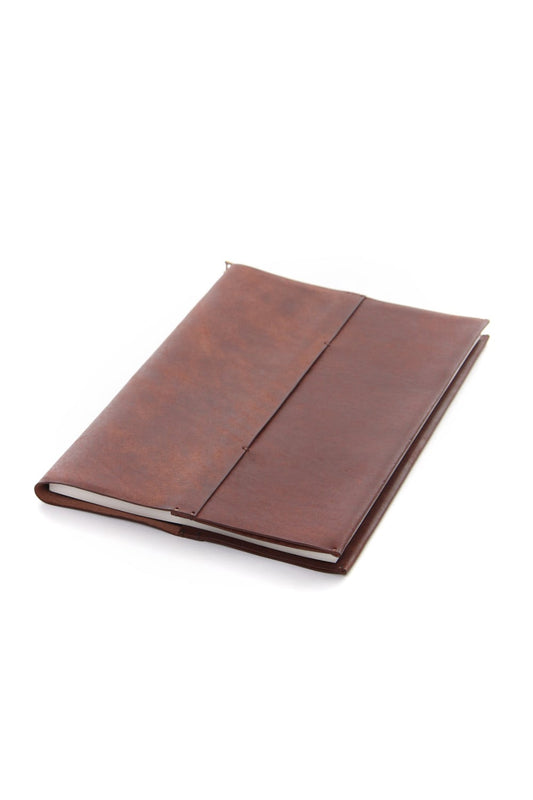 Crane Book cover with note B5 size - io-09-028 Tabacco