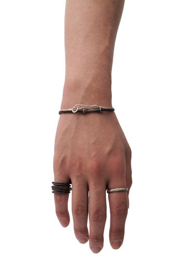 Ring 015 Silver Black