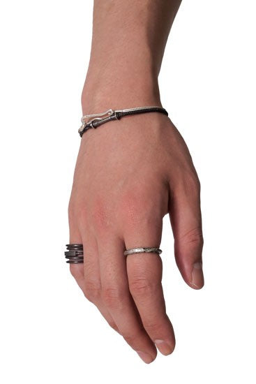 Ring 015 Silver Black