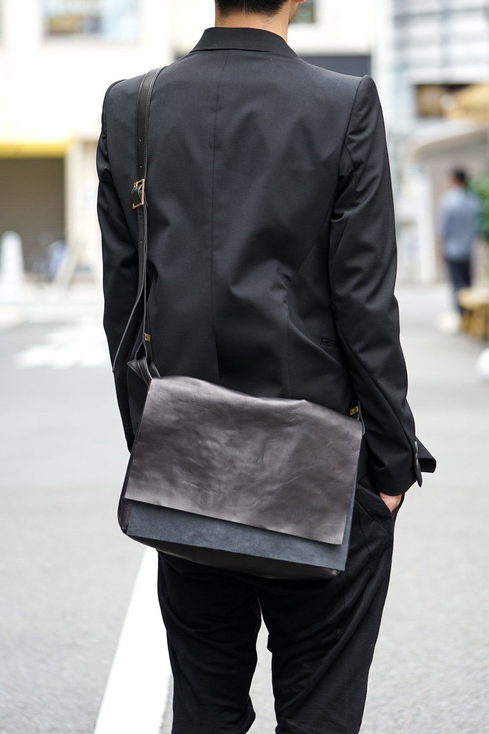 Japanese Horse Leather Shoulder Bag