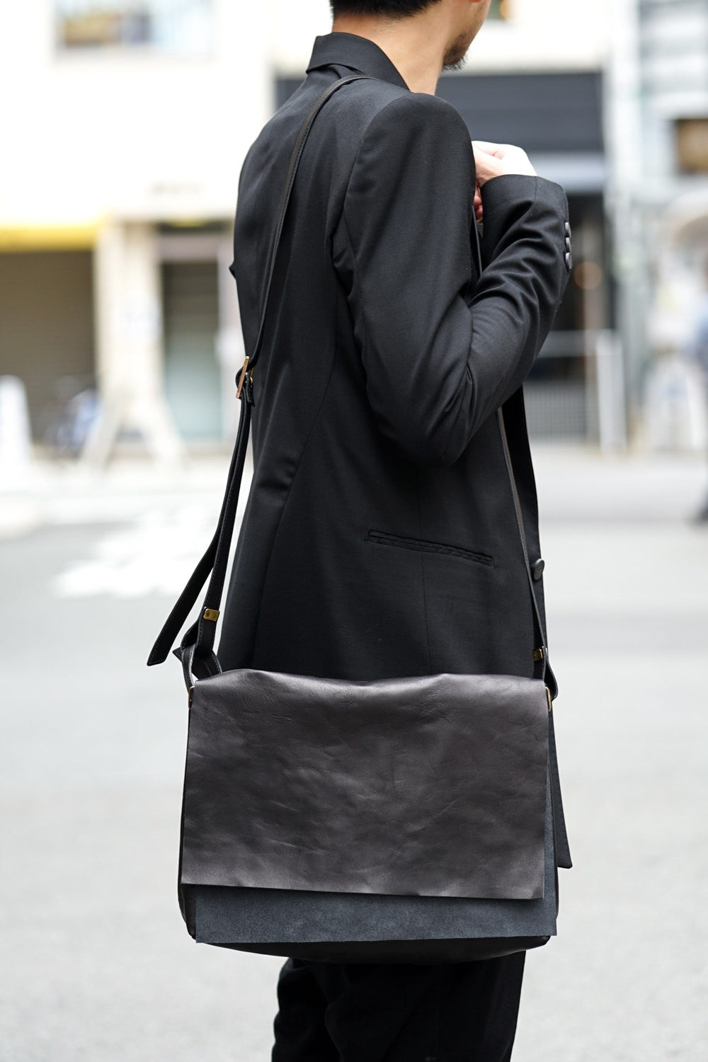 Japanese Horse Leather Shoulder Bag