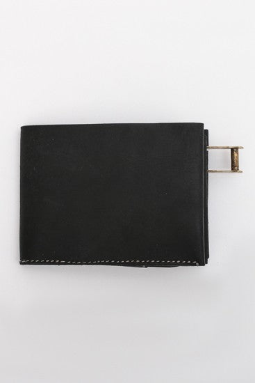 Cow Leather Wallet Black