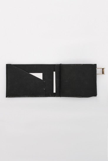 Cow Leather Wallet Black