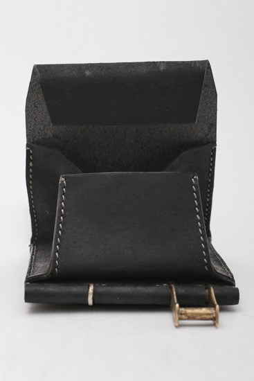 Cow Leather Wallet Black