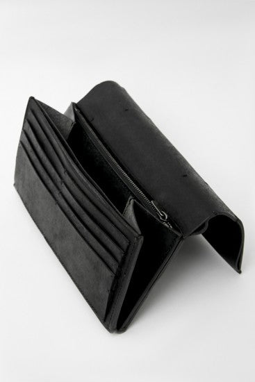 Cow Leather Long Wallet