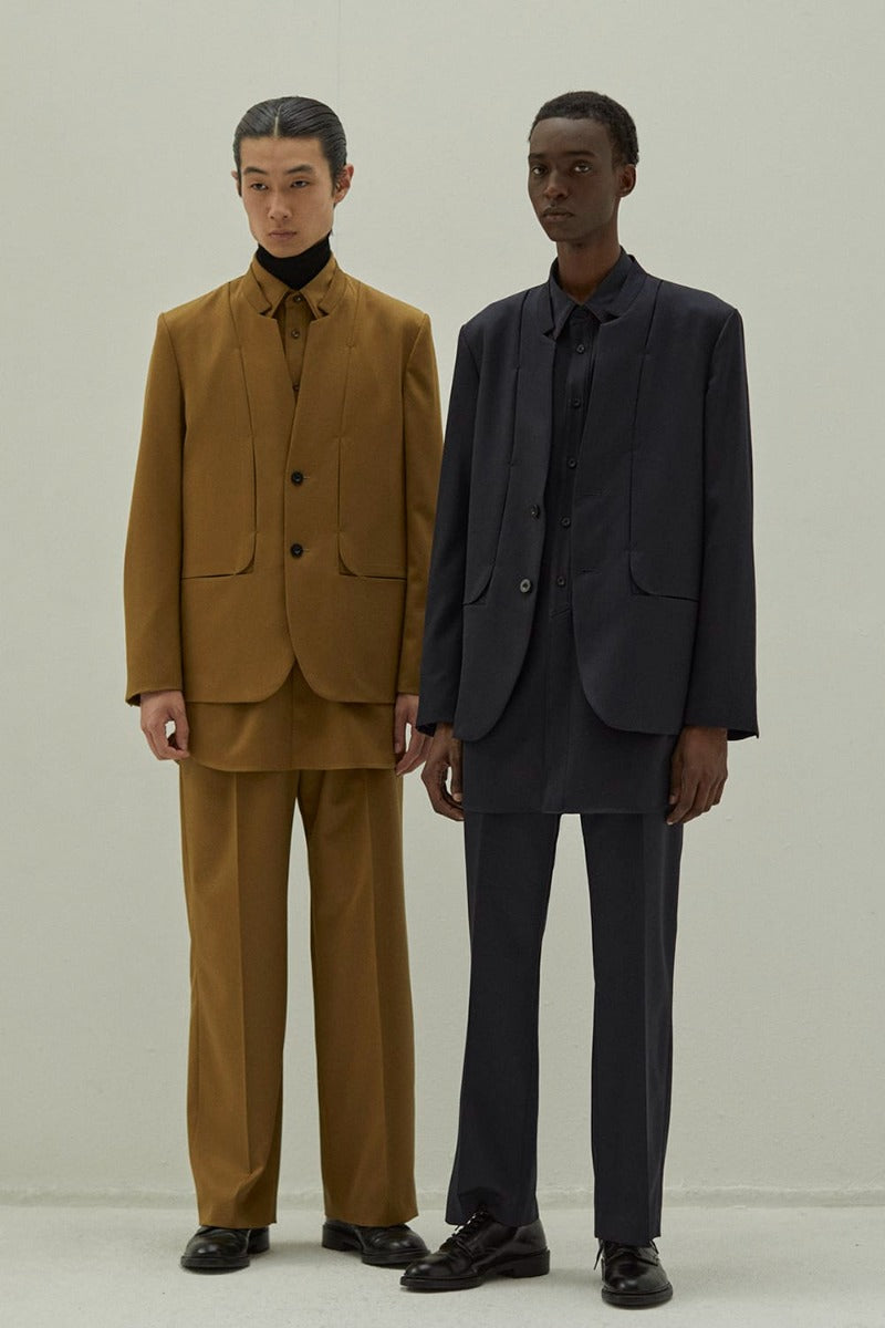 Lapel Less Cutting Jacket