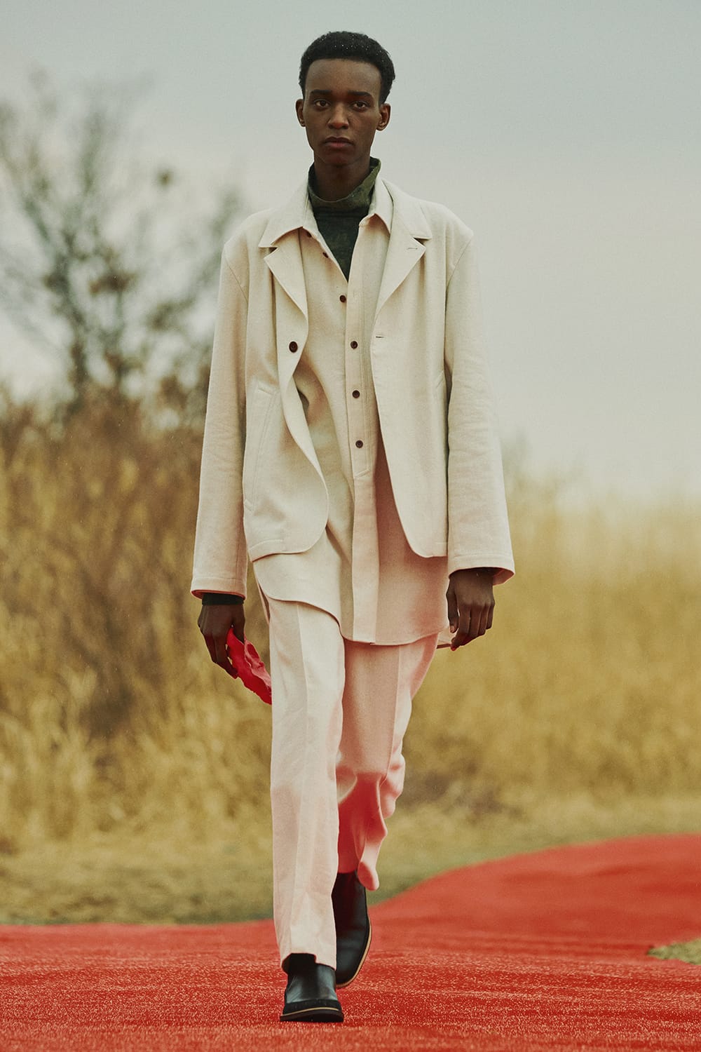 Middle Length Shirt Ivory