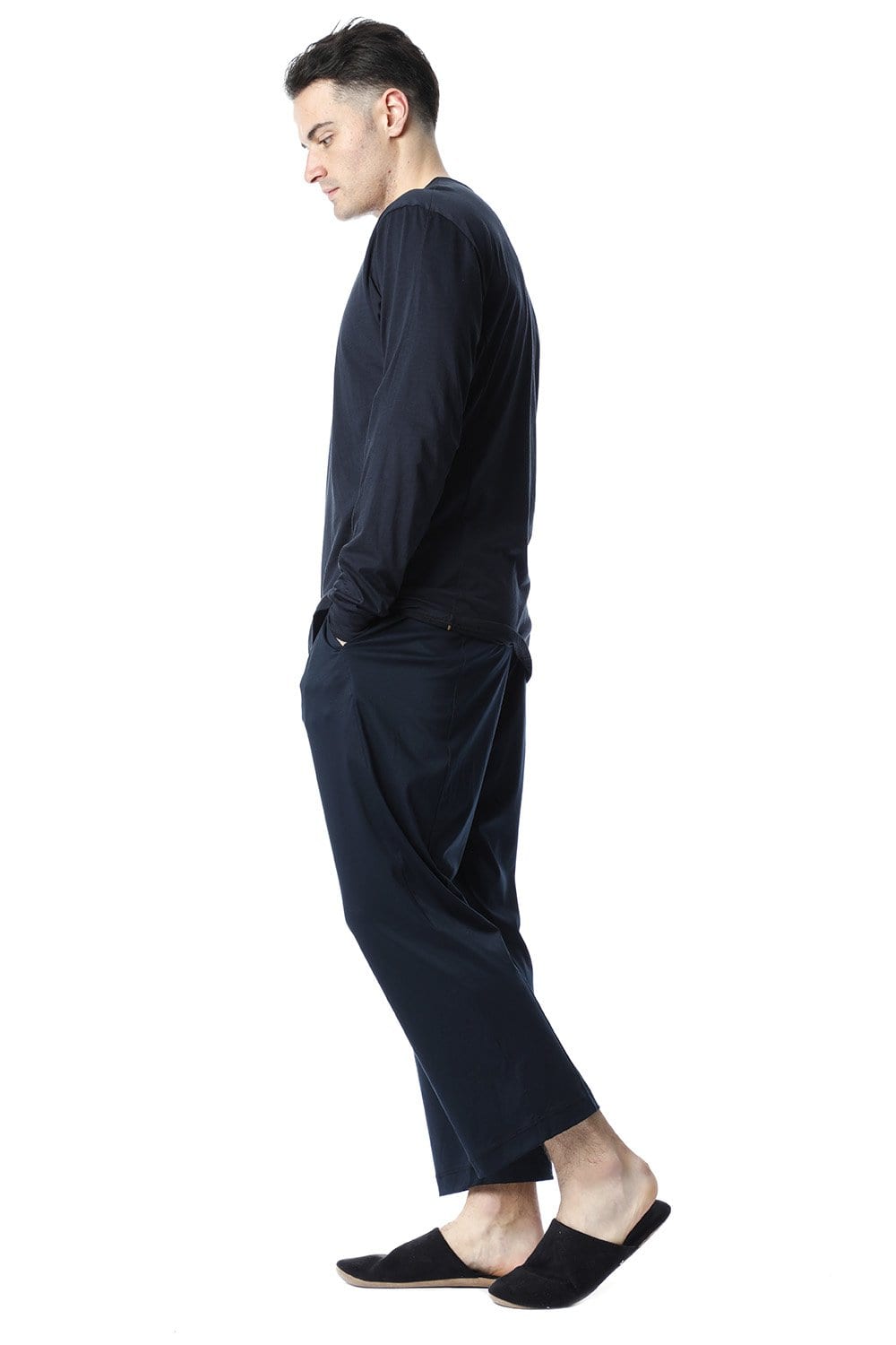 Classic Baggy Pants Dark Navy for men