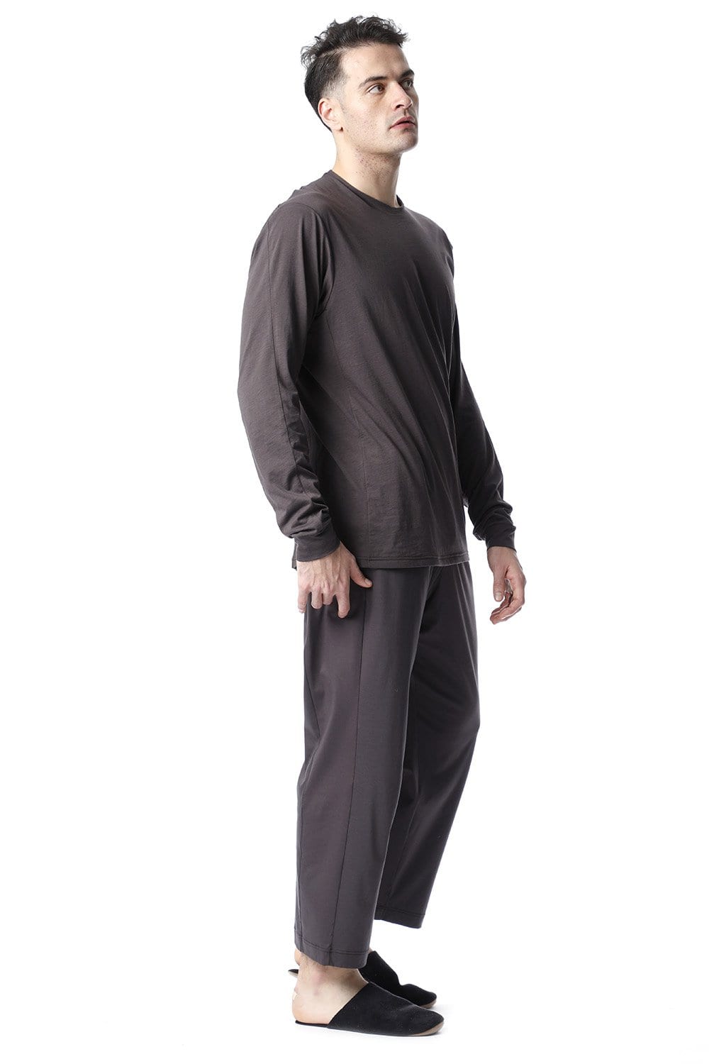 Classic Baggy Pants Gray for men