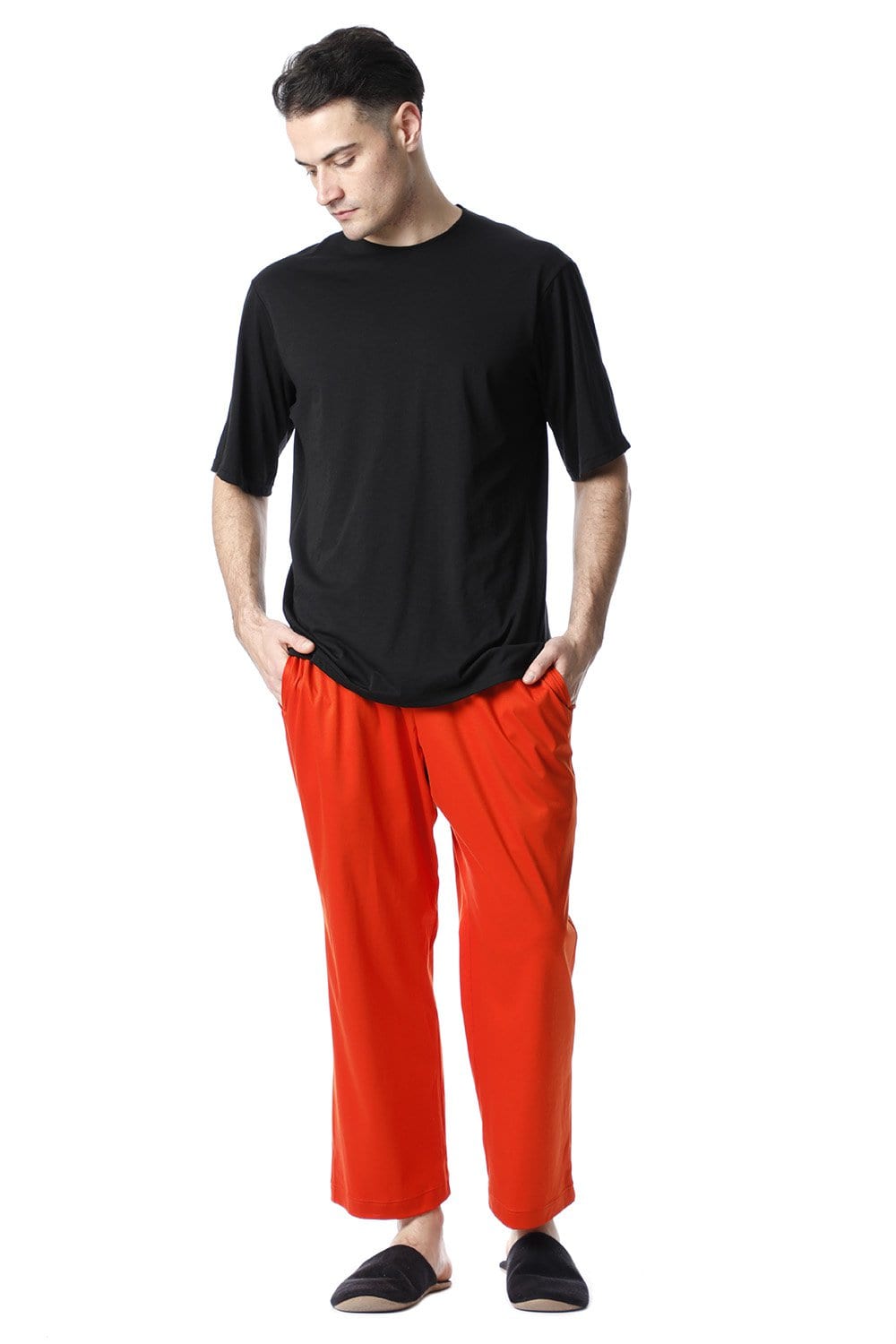 Classic Baggy Pants Orange for men