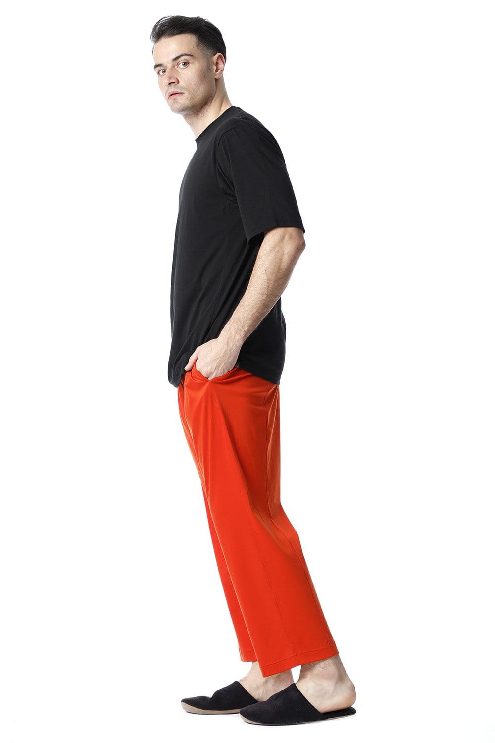 Classic Baggy Pants Orange for men