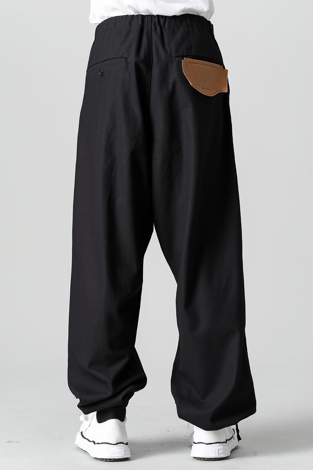 Compact Cotton Wide Trousers