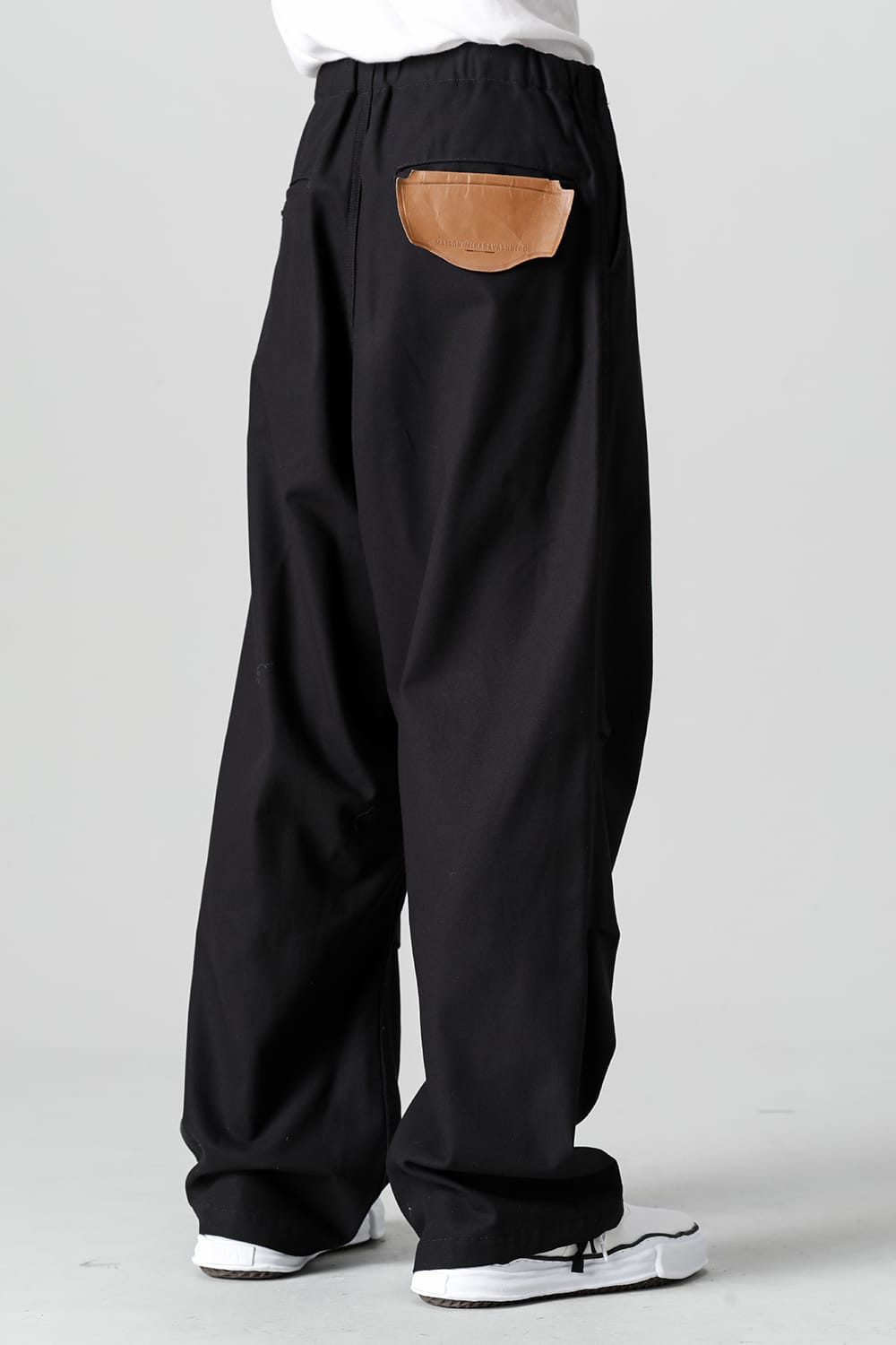 Compact Cotton Wide Trousers