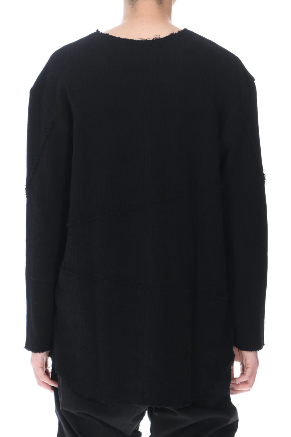 Spiral Seam Knit Black