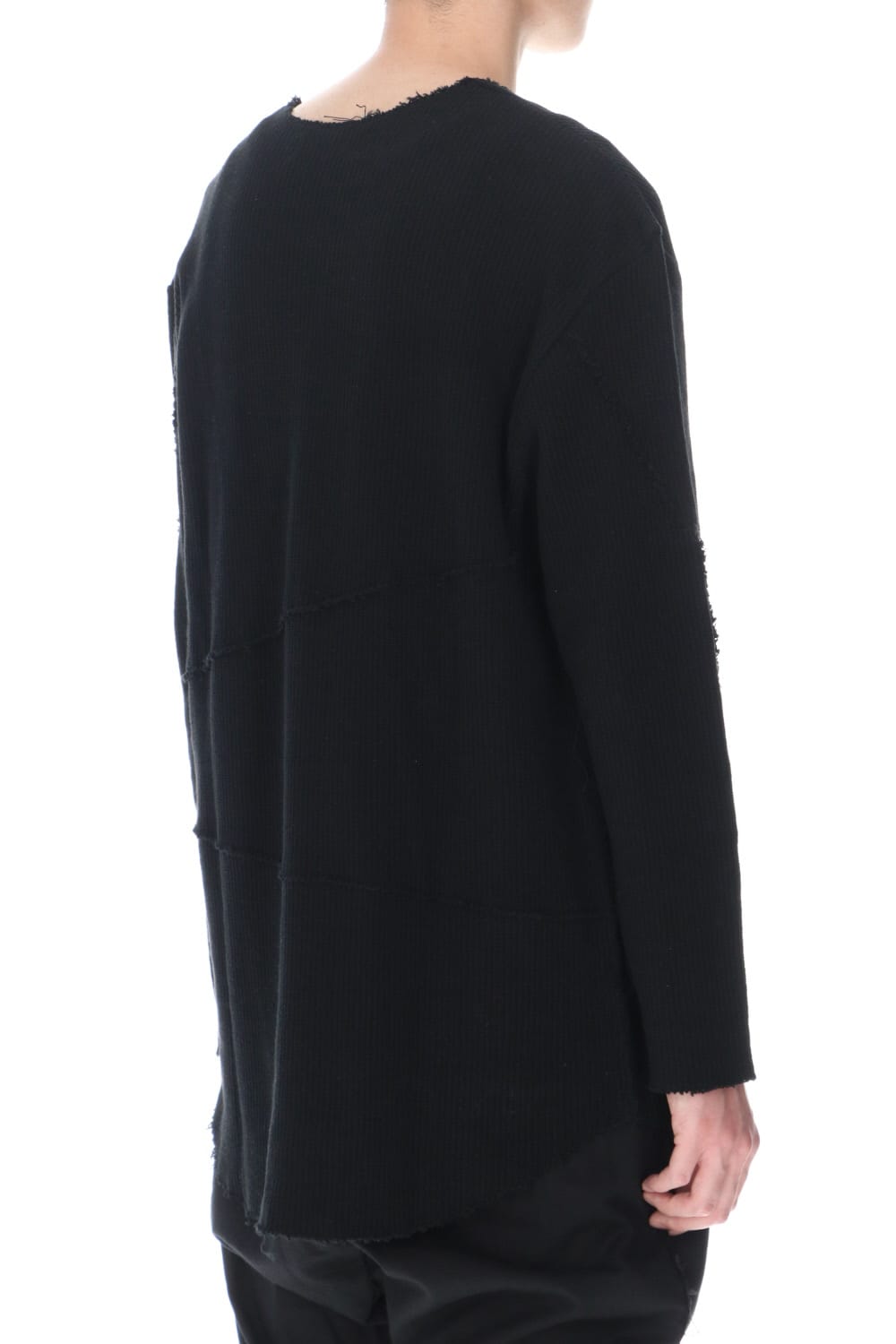 Spiral Seam Knit Black