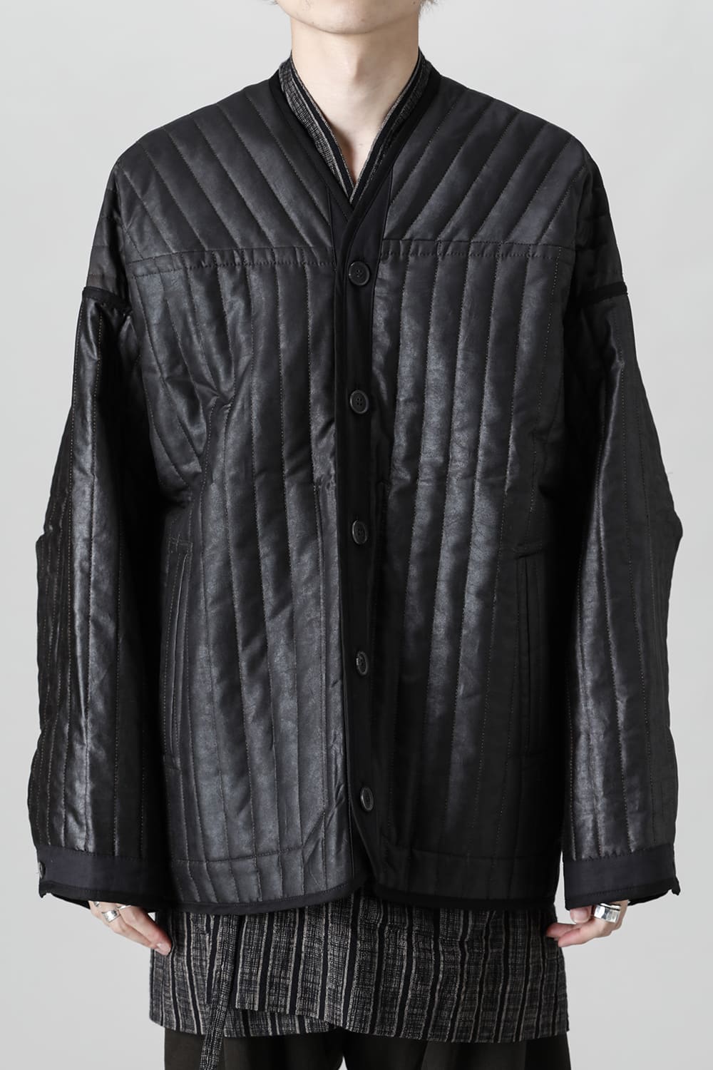 JACKET #44  PADDED MUD SILK