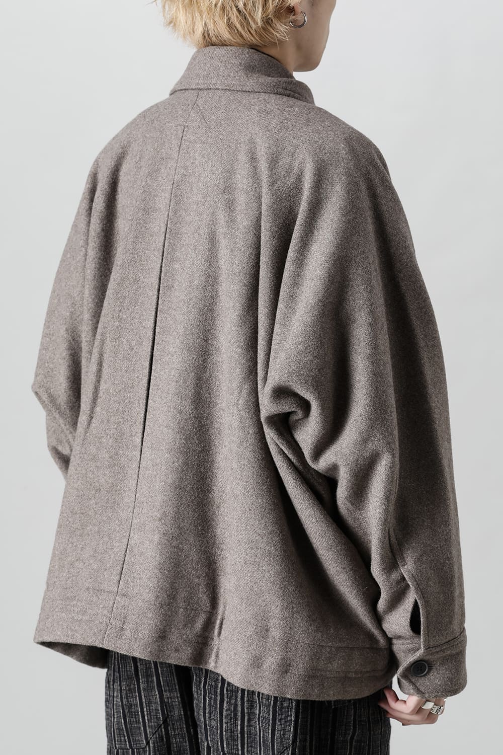 ジャケット#46   NATURAL BROWN YAK WOOL 