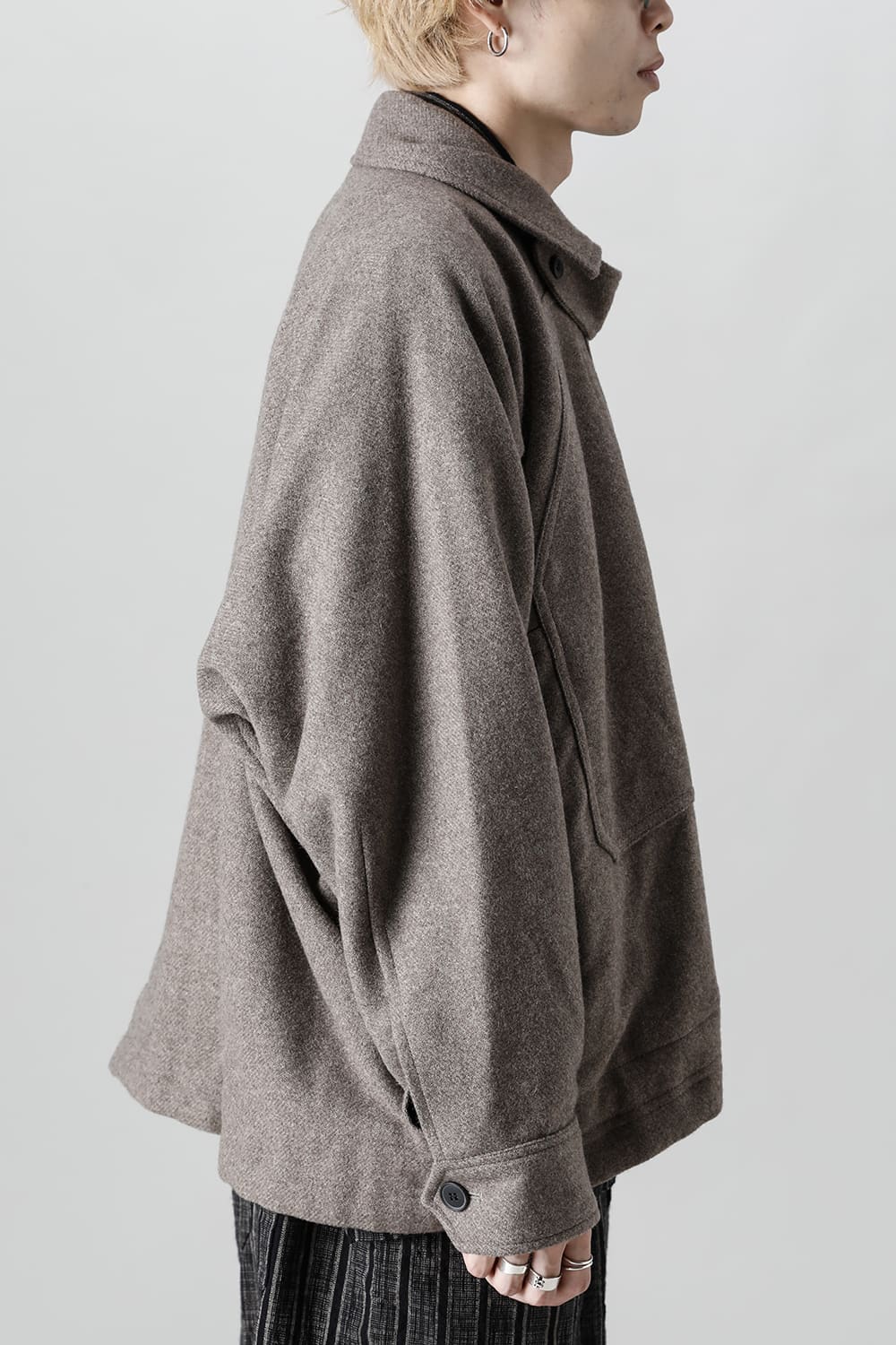 ジャケット#46   NATURAL BROWN YAK WOOL 