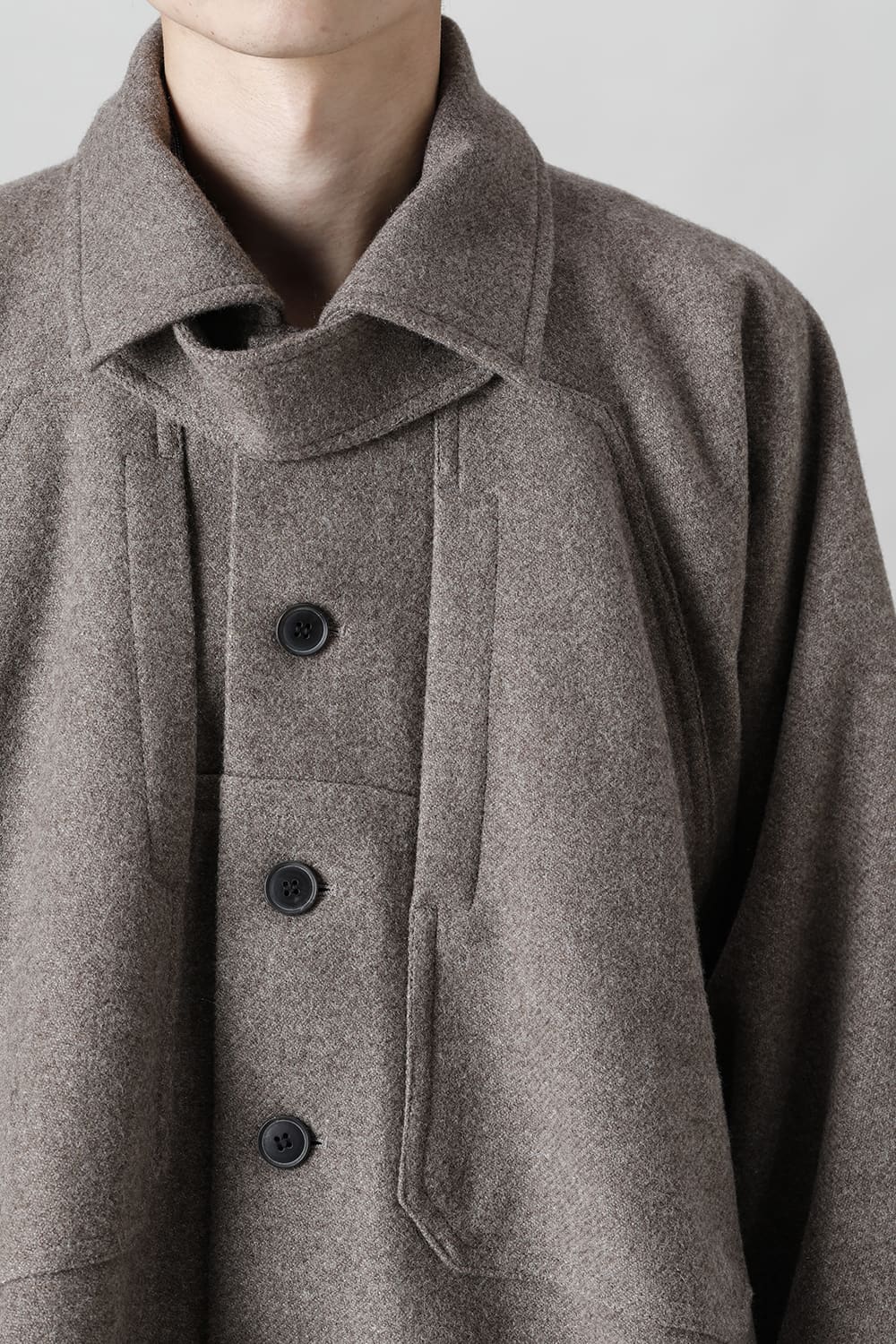 ジャケット#46   NATURAL BROWN YAK WOOL 
