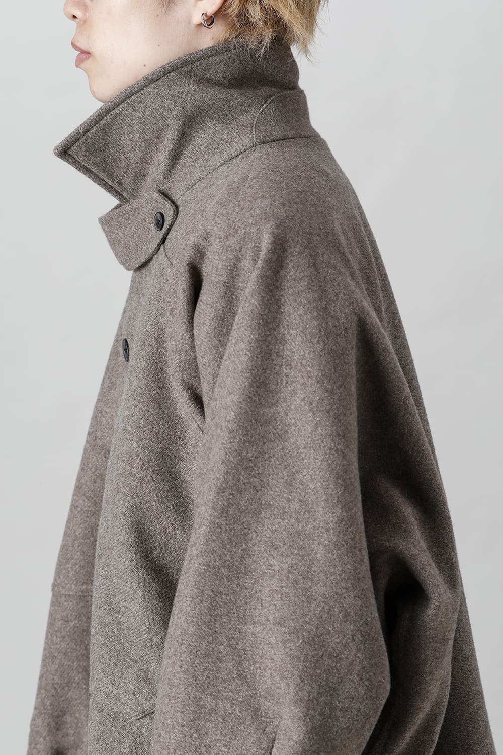 ジャケット#46   NATURAL BROWN YAK WOOL 