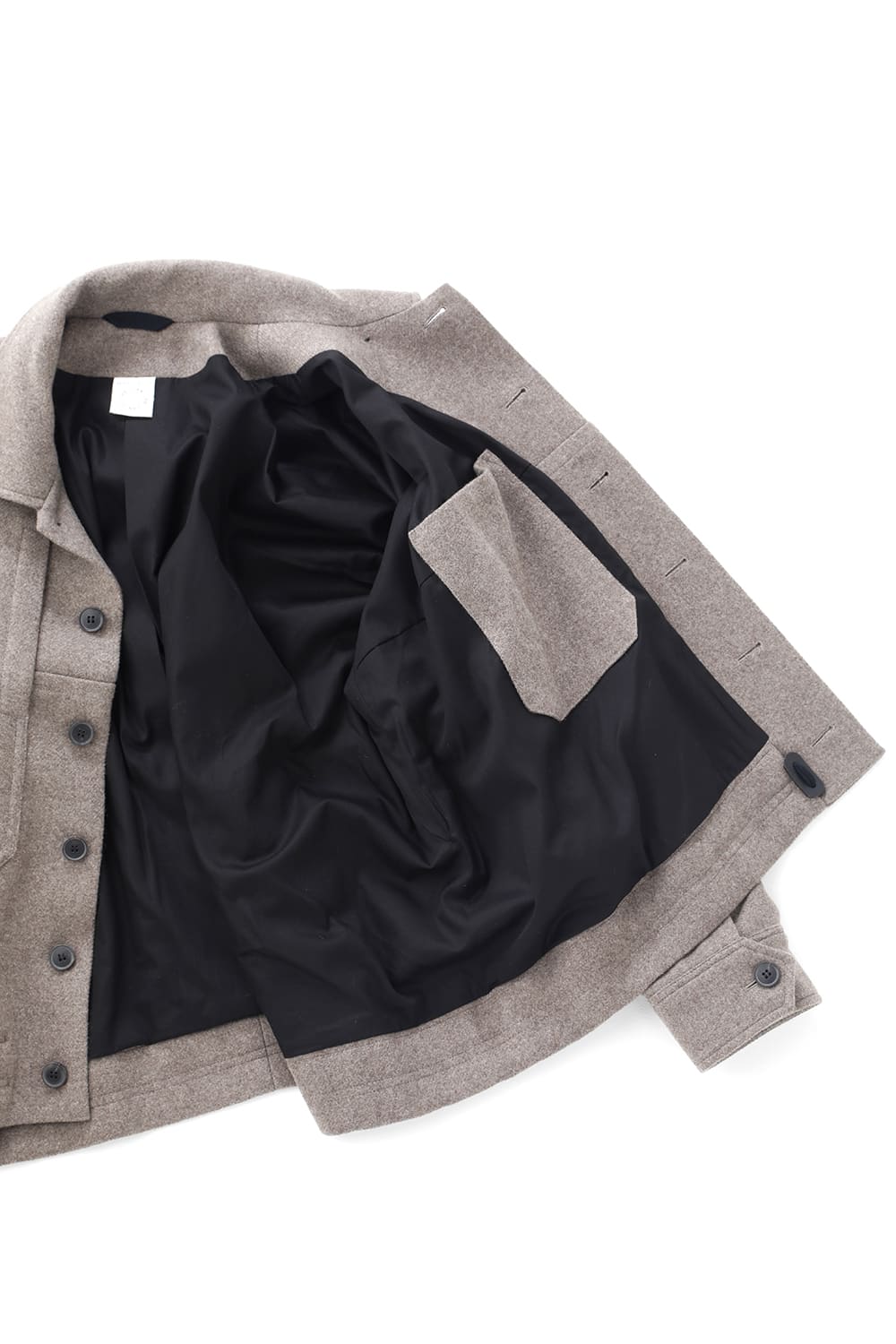 ジャケット#46   NATURAL BROWN YAK WOOL 