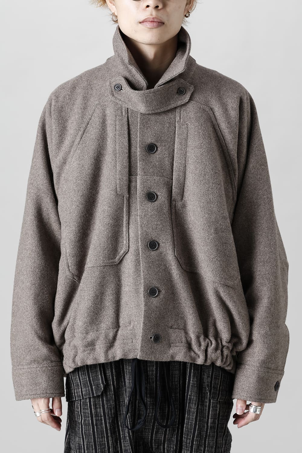 ジャケット#46   NATURAL BROWN YAK WOOL 