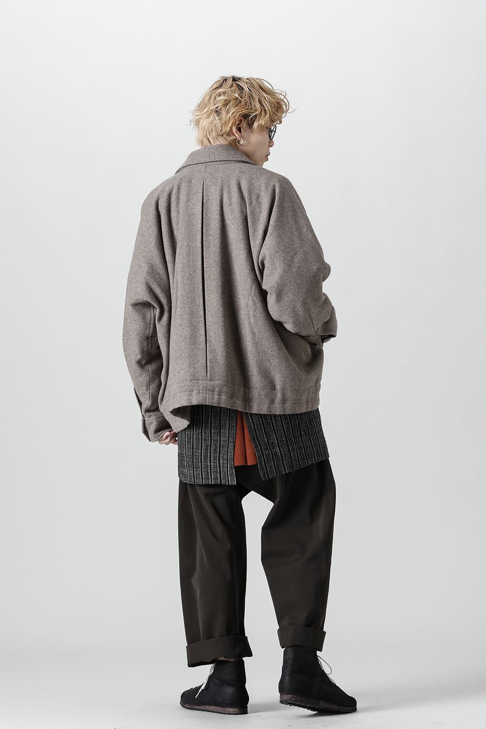 ジャケット#46   NATURAL BROWN YAK WOOL 