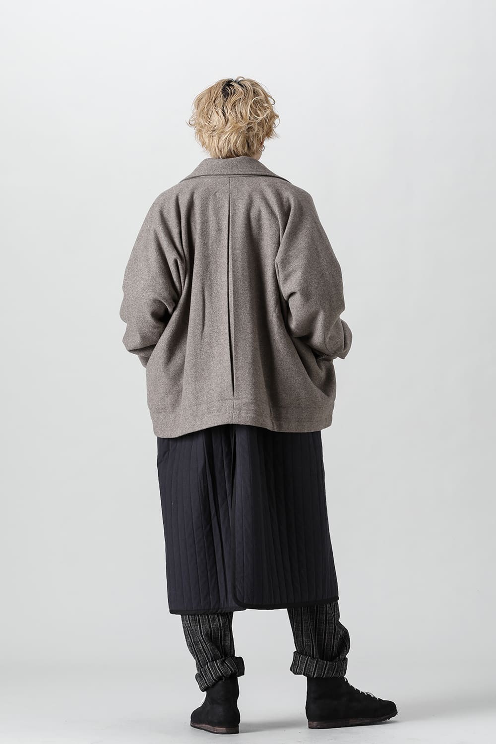 ジャケット#46   NATURAL BROWN YAK WOOL 