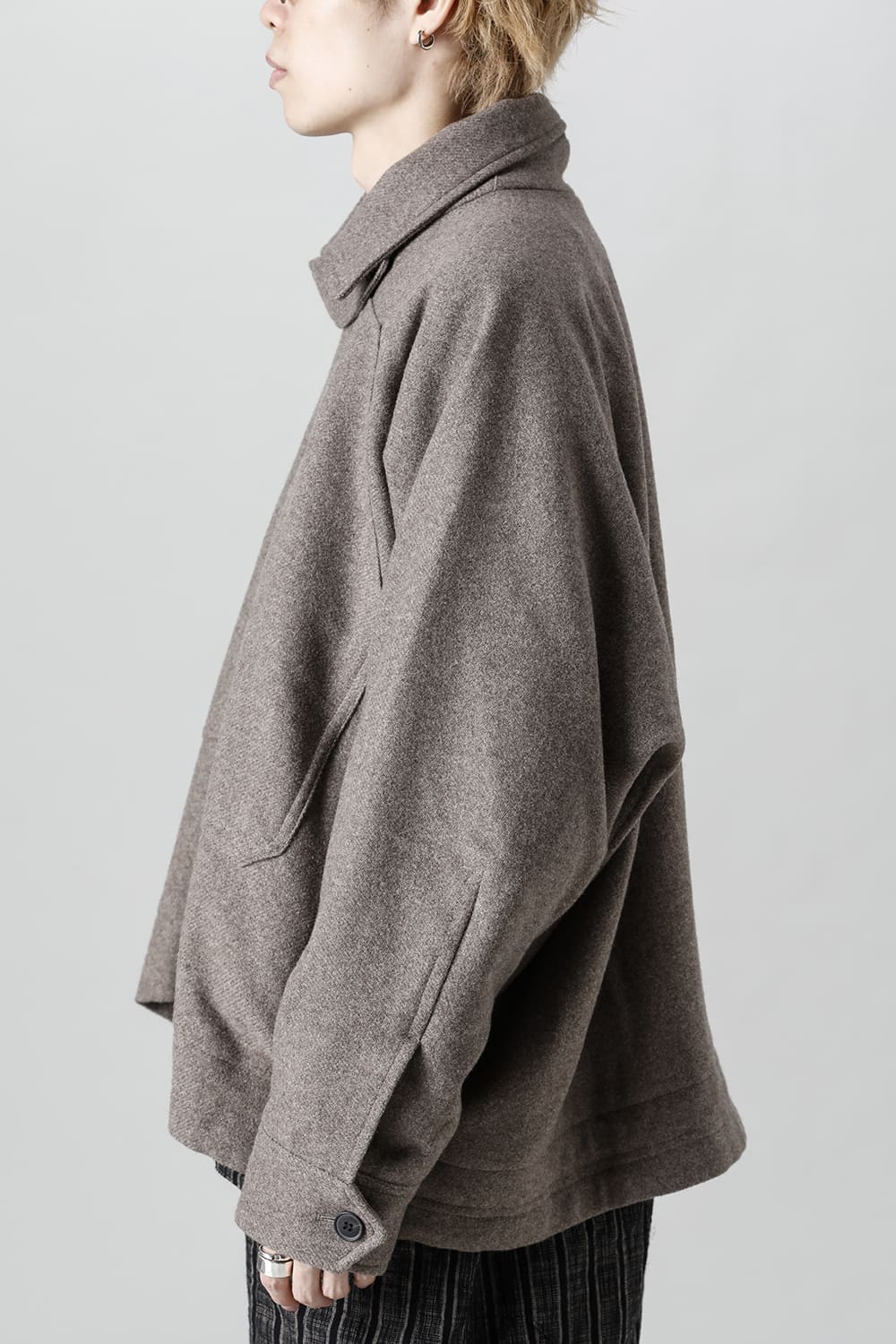 ジャケット#46   NATURAL BROWN YAK WOOL 