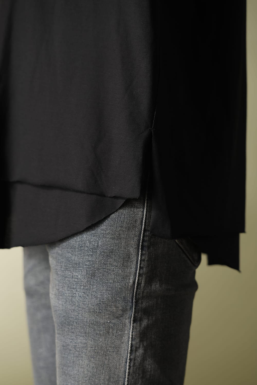Oversize 5th Layered Cutsew Black