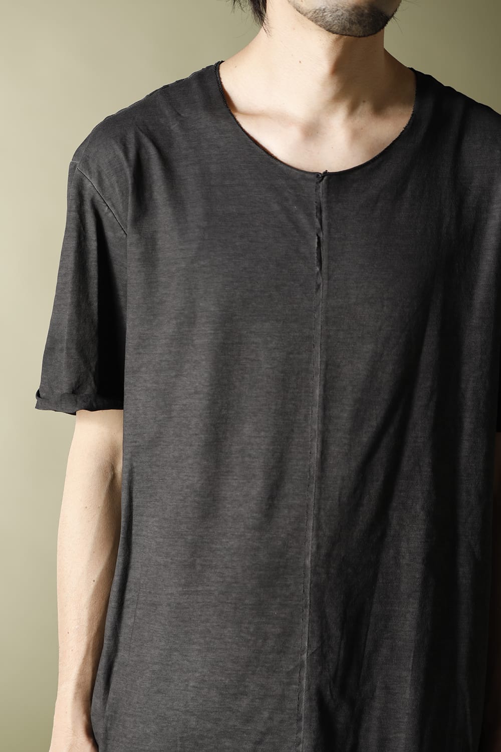 Oversize Dye 5th Layered Cutsew Dark Gray