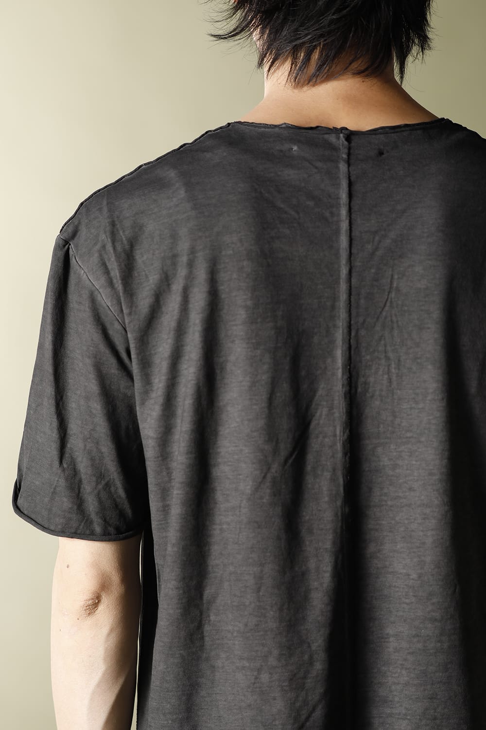 Oversize Dye 5th Layered Cutsew Dark Gray