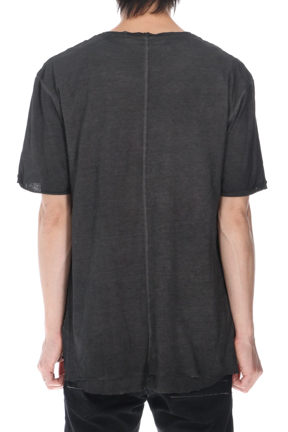 Oversize Dye 5th Layered Cutsew Dark Gray