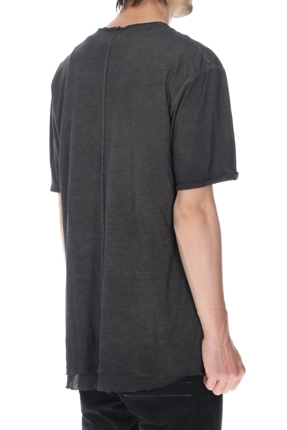 Oversize Dye 5th Layered Cutsew Dark Gray