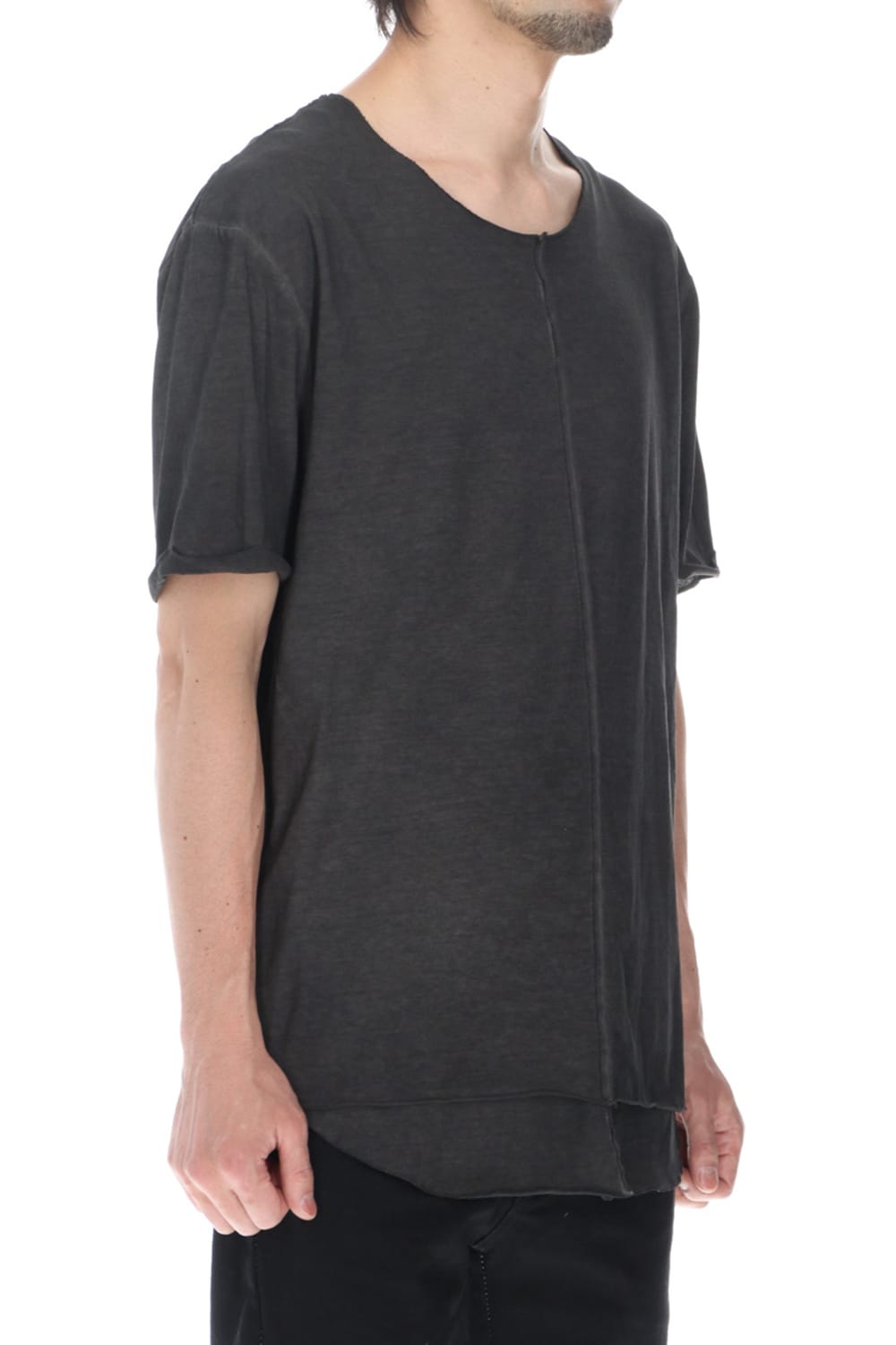 Oversize Dye 5th Layered Cutsew Dark Gray