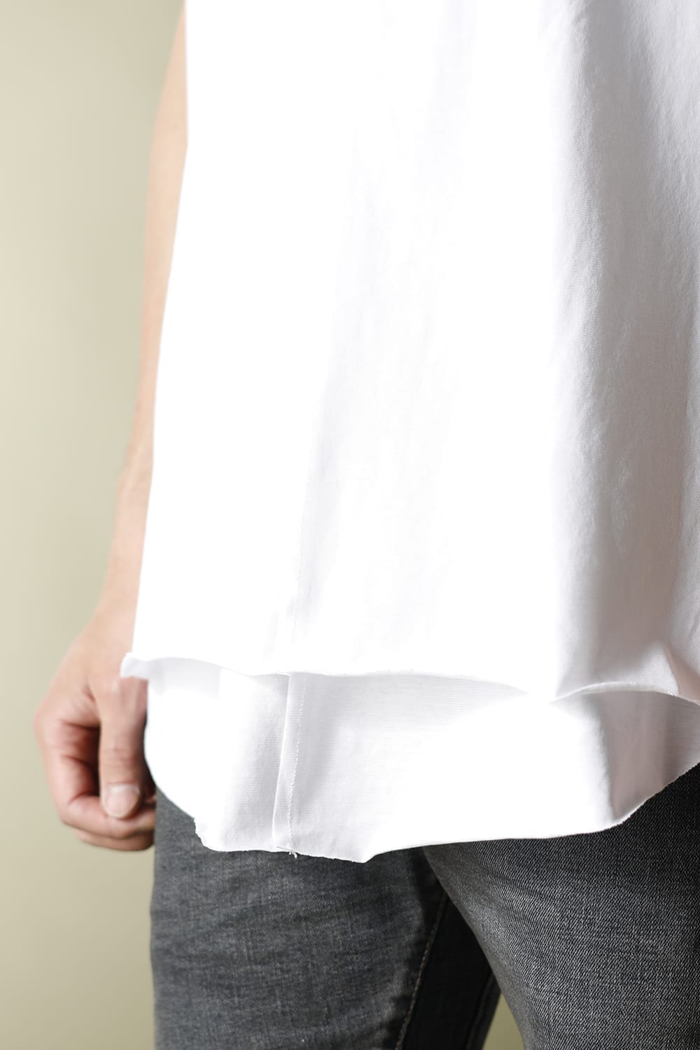 Oversize 5th Layered Cutsew White