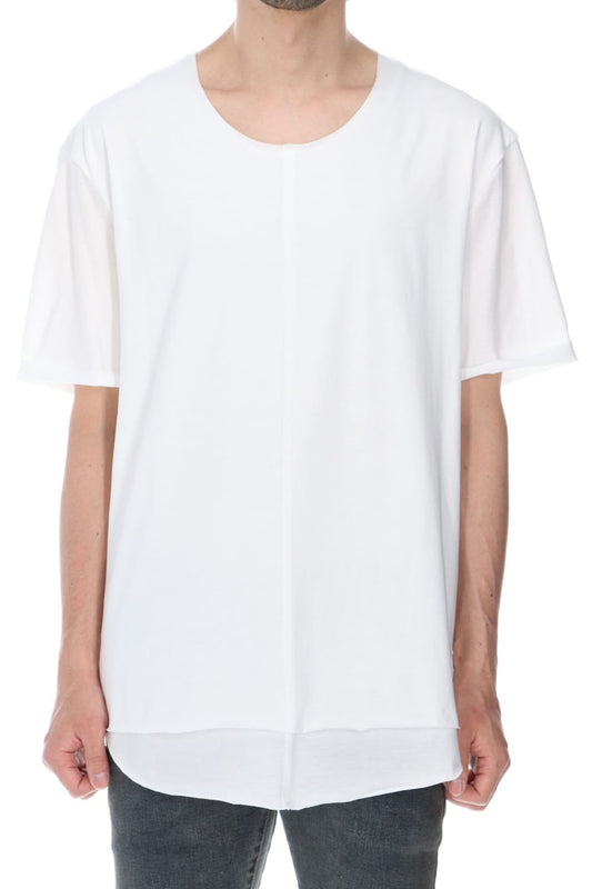 Layered Cutsew 5th(C-Neck Oversize) White