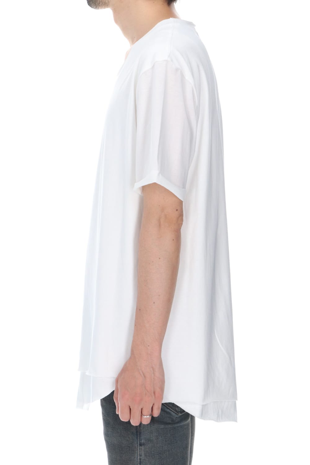 Oversize 5th Layered Cutsew White