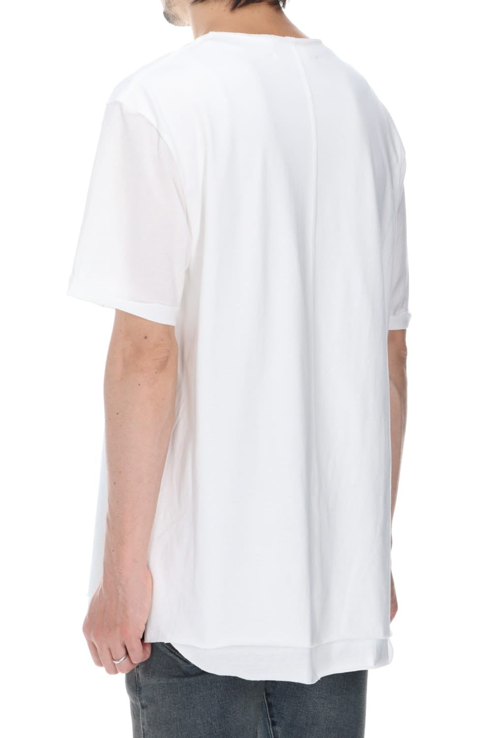 Layered Cutsew 5th(C-Neck Oversize) White