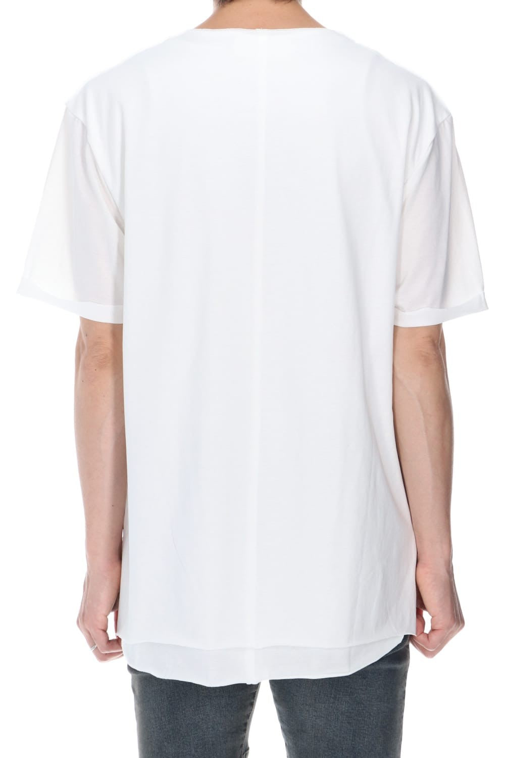 Layered Cutsew 5th(C-Neck Oversize) White