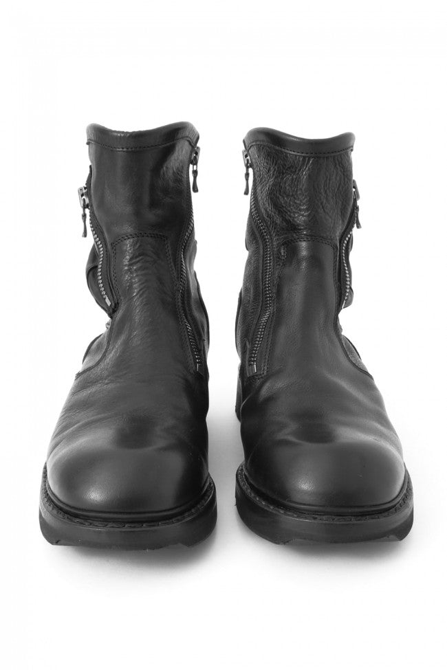 17SS Double Side Zip Engineer Boots SMOOTH