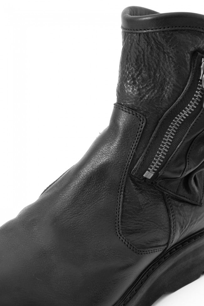 17SS Double Side Zip Engineer Boots SMOOTH